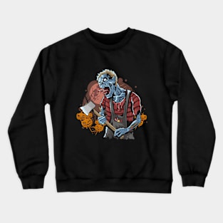 Halloween Zombie Crewneck Sweatshirt